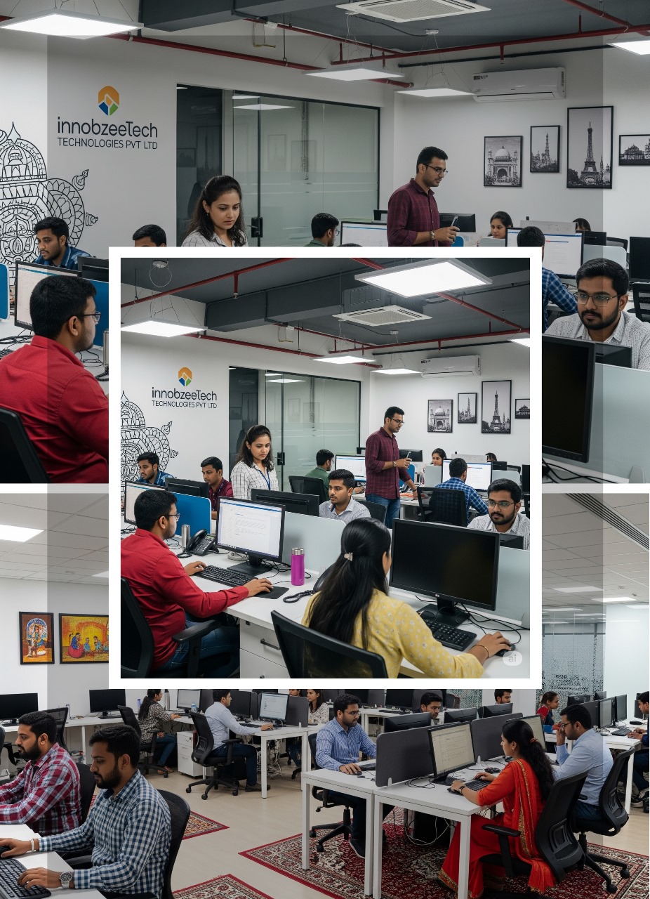 A modern and collaborative office workspace
